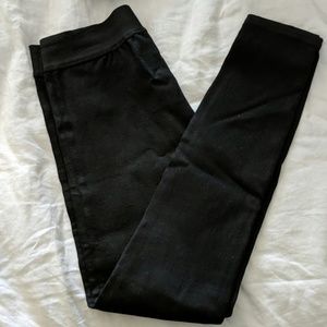 Citizens of Humanity black denim leggings elastic